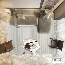 Adeline Home Natural Bukleli Modern Halı