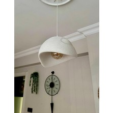 Limon 3Design Tekli Sarkıt Avize Rustik E27 Modern Avize Bohem Beton Görünüm (E27 Ampul Dahildir.)