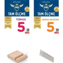 Bilfen Yayınları 5. Sınıf Tam Ölçme Türkçe - Tam Ölçme Sosyal Bilgiler + Telefon Tutucu - Çözüm Ayracı