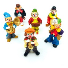 Rakun Home Altılı Mini Müzisyen Palyaço Biblo Seti
