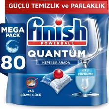 Finish Quantum 72 Kapsül Bulaşık Makinesi Deterjanı Tableti (1X72)