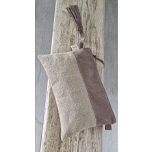 Süet Clutch El Çantası