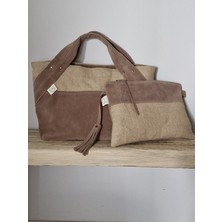 Süet Clutch El Çantası