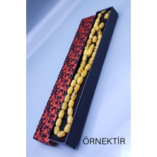Vip Kehribar 7X11 mm Kapsül Mustafa Uysal Imzalı Vişne Ateşi Kehribar Tesbih
