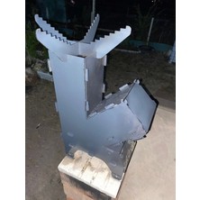 Kalite Sepetinde Roket Sobası Yemek Pişirmek Için Roket Sobası Taşınabilir Odun Mini Yakma Sobası, Kamp Ateşi Sobası Yemek Pişirmek Için Arka Bahçede Yemek Pişirmek Kamp Izgarası Açık Hava Etkinlikleri Barbekü