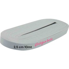 Geniş Lastik 2.5 cm 10 mt Paça Lastik Bel Lastik Don Lastik Alez Lastik Çok Amaçlı Lastik