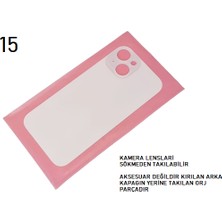 iPhone 15 Arka Pil Batarya Kapağı (CAM) BEMBE