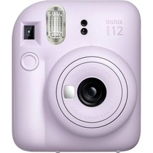 Sd Instax Mini 12 Fotoğraf Makinesi 10'lu Film ve Albümlü Çantalı Seti 87 100-3200 Mor Resmi Distri