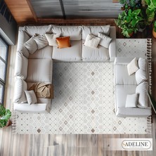 Adeline Home Portre 1541 Iskandinav Modern Toz Vermeyen Salon Mutfak Balkon Halısı