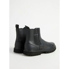 Calvin Klein Deri Siyah Erkek Bot Eva Mıd Chelsea Boot Lth