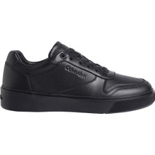 Calvin Klein Siyah Erkek Sneaker Low Top Lace Up Bskt Lth