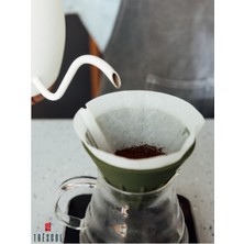 Trescol Barista Kahve Demleme Filtre Kağıt No 04  100LÜ Paket Beyaz