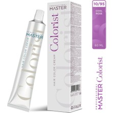 Master Colorist 60 Ml Tüp Boya Birbirinden Harika 60 Renk Varyasyonu 10/95 Cool Rose (Soğuk Gül)