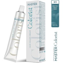 Master Colorist 60 Ml Tüp Boya Birbirinden Harika 60 Renk Varyasyonu 911 Ekstra Açıcı Sarı