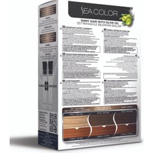 Sea Color Mükemmel Beyaz Kapama (1 Pk X 2 Tüp Saç Boyası Ve Oksidan) 7.43  Yoğun Parlak Bakır