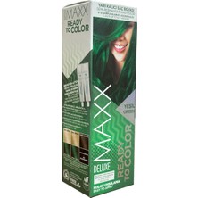 Maxx Deluxe Semı Permanent Haır Dye (Yarı Kalıcı Saç Boyası Harika 5 Renk) 2x50 Ml Yeşil (Green)