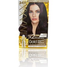Maxx Deluxe Golden Serıes 24k Altın Içerikli Tüp Boya Ve Saç Bakım Serumlu (2x50 Ml) Patlıcan Moru 3.66