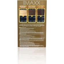 Maxx Deluxe Beauty Serıes Keratinli Kalıcı Saç Boyası (2x50ml) 34 Harika Renk Mavi Siyah 1.1