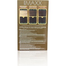 Maxx Deluxe Beauty Serıes Keratinli Kalıcı Saç Boyası (2x50ml) 34 Harika Renk Kahve 4.0