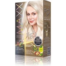 Maxx Deluxe Beauty Serıes Keratinli Kalıcı Saç Boyası (2x50ml) 34 Harika Renk Buzul Sarı 0.2