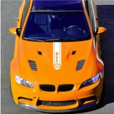 Mcem Store Fiat Brava Için Uyumlu Aksesuar Oto Kaput Şerit Sticker