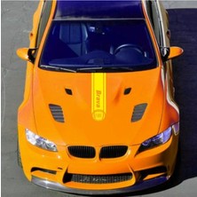 Mcem Store Fiat Brava Için Uyumlu Aksesuar Oto Kaput Şerit Sticker
