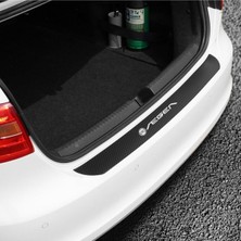 Mcem Store Fiat Egea Için Uyumlu Aksesuar Arka Tampon Koruma Karbon Sticker 92*7 cm