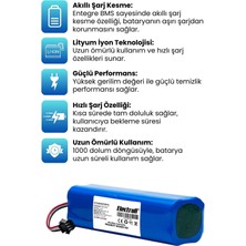 Electroll Neabot Nomo N2 Batarya (ORJİNAL KAPASİTE) 5200mah Pil Akıllı Robot Süpürge Batarya Değişimi