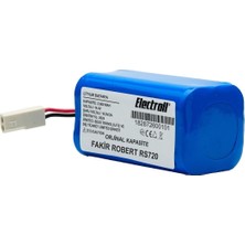 Electroll Fakir Robert Rs720 Uyumlu Batarya (ORJİNAL KAPASİTE) 2600mah Pil Robot Süpürge Batarya Değişimi