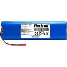 Electroll Zaco V5x Uyumlu Batarya (ORJİNAL KAPASİTE) 2600mah Pil Robot Süpürge Bataryası Değişimi