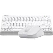 A4 Tech FG1112 2.4 Q Fn-Mm Mini Klavye+Mouse Set Beyaz