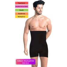 Carlburn Özel Üretim Basen Toparlayıcı Sıkılaştırıcı Göbek Düzleştirici Bel Erkek Duble Boxer Korse
