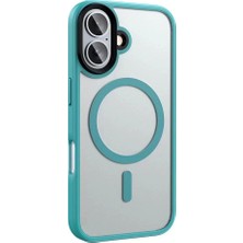 Lopard Apple Iphone 16 Kılıf Kamera Hassas Buton Magsafe Uyumlu Arkası Mat Flet Kapak