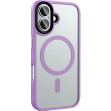 Lopard Apple Iphone 16 Kılıf Kamera Hassas Buton Magsafe Uyumlu Arkası Mat Flet Kapak