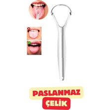 Vekorr Paslanmaz Çelik Dil Temizleyici Ağız Bakım