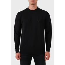 Tommy Hilfiger Pamuklu Regular Fit Bisiklet Yaka Sweat Erkek Sweat Mw0Mw37237 Bds