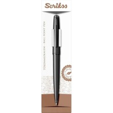 Scrikss Tükenmez Kalem Metropolis 78MB Mat Siyah