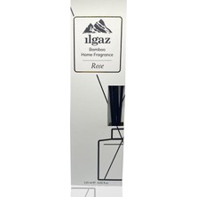 Ilgaz Home Fragrance Oda Parfümü 120 ml Gül Oda Kokusu Bambu Çubuklu Kalıcı Rose Ortam Kokusu