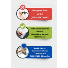 Pi Papers Monthly Planner Statik Elektriklenme ile Kendiliğinden Tutunan Akıllı Kağıt (Kağıt Not Tutucu)