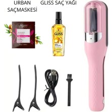 GG Saç Kırık Alma Makinesi - Urban Saç Maskesi ve Gliss Saç Yağı Hediye