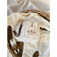 Baby Cosy Bear %100 Organik Pamuk Müslin Alt Üst Takım