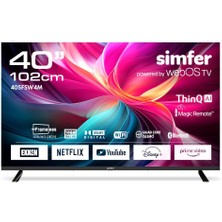 Simfer 40SFSW4M  40" 102 Ekran Full HD webOS Smart LED TV