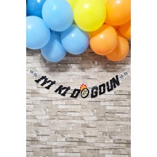 Pekshop Yarış Araba Tema Doğum Günü Iyi Ki Doğdun Banner Kalın Kart Uzun Banner