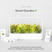 Click & Grow Kapalı Alan Bitki Bahçesi Seti Büyüme Işığı Ile - Bej