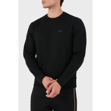 Boss Pamuklu Logolu Slim Fit Bisiklet Yaka Sweat Erkek Sweat 50528312 001