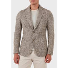 Boss Pamuklu Yünlü Slim Fit Kırçıllı Mono Yaka Ceket Erkek Ceket 50528199 131