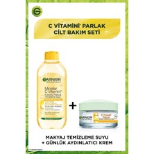 Garnier Micellar C Vitamini Kusursuz Makyaj Temizleme Suyu & C Vitamini Parlak Günlük Aydınlatıcı Krem