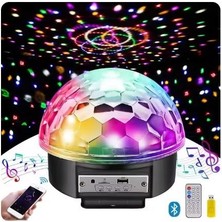 Mi7a Disco Topu USB LED Işıklı Bluetooth Hoparlör