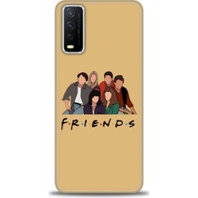 Vivo Y11S Kılıf Hd Baskılı - Friends + 9h Nano Ekran Koruyucu