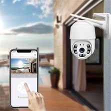 Red Express Buffer® 20 Mp Hd Lens Iç Dış Mekan Suya Danıklı Ip Wifi Network Güvenlik Kamerası Wifi Kamera